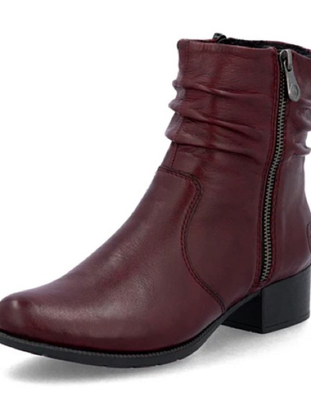 Rieker Casual Ankle Boots Maroon - Womens Size 36/US 5.5